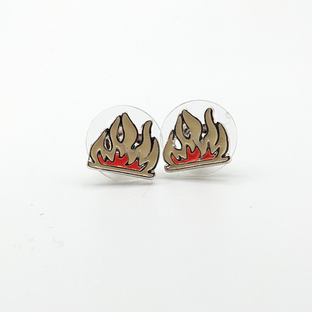 Campfire Stud Pierced Earring Set - Unbranded